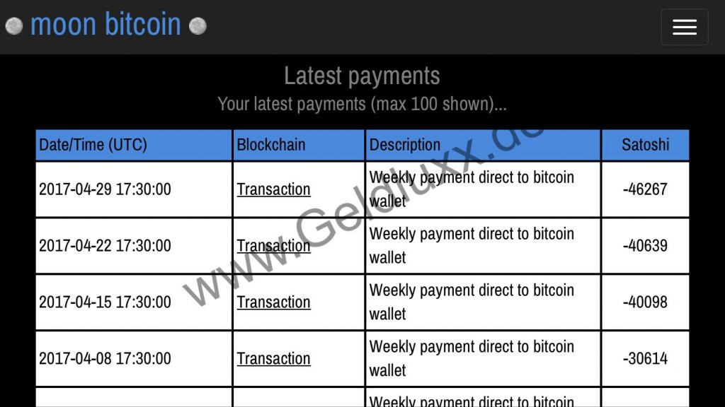 gratis Bitcoins bei Moon Bitcoin