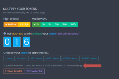 Coinpot Multiplier 100Token