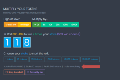 Coinpot Multiplier 10Token
